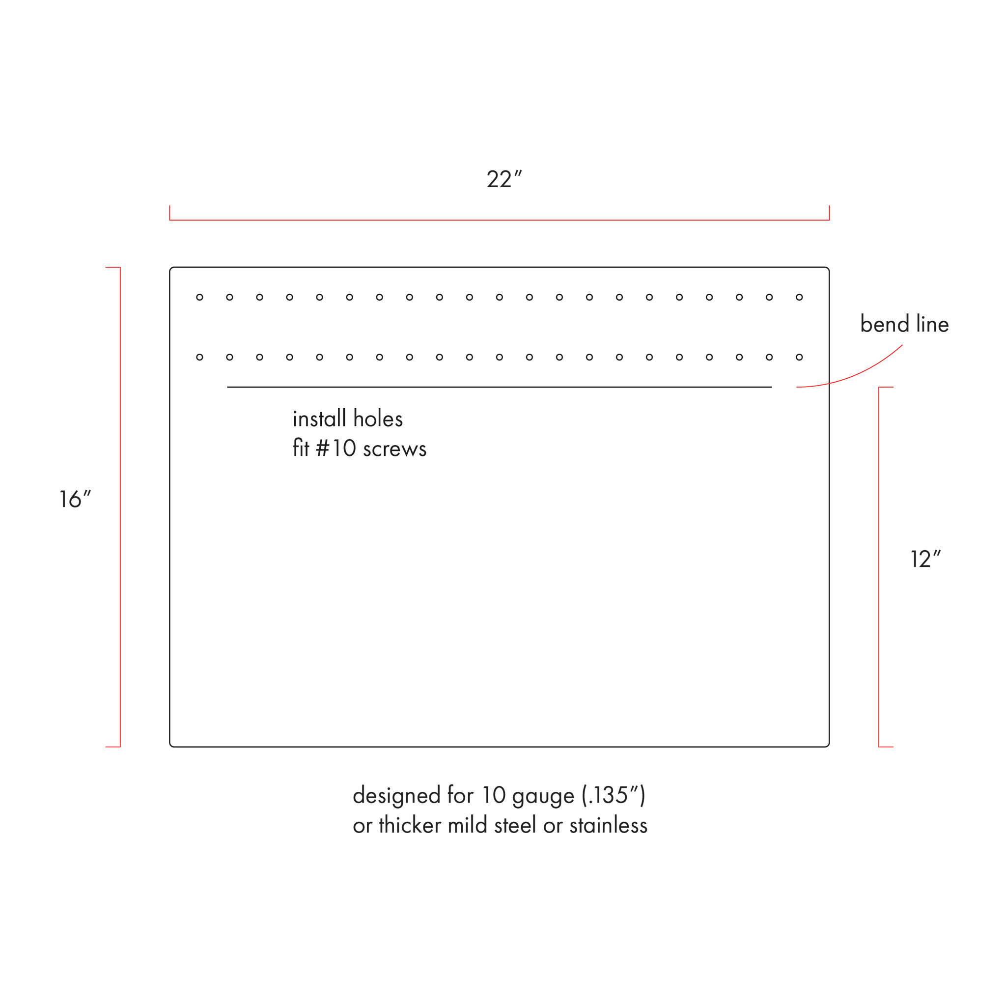 Sheetmetal Shelf Design File